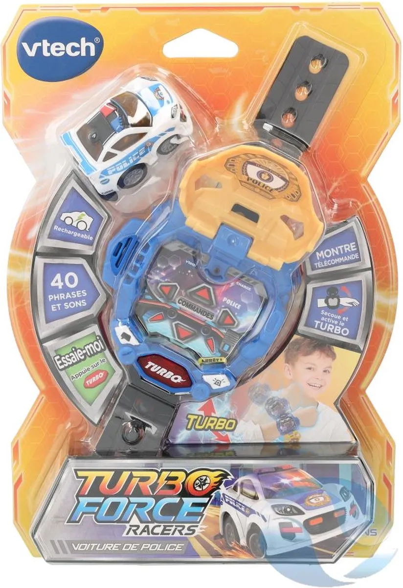 VTech Turbo Force Race Car Politie