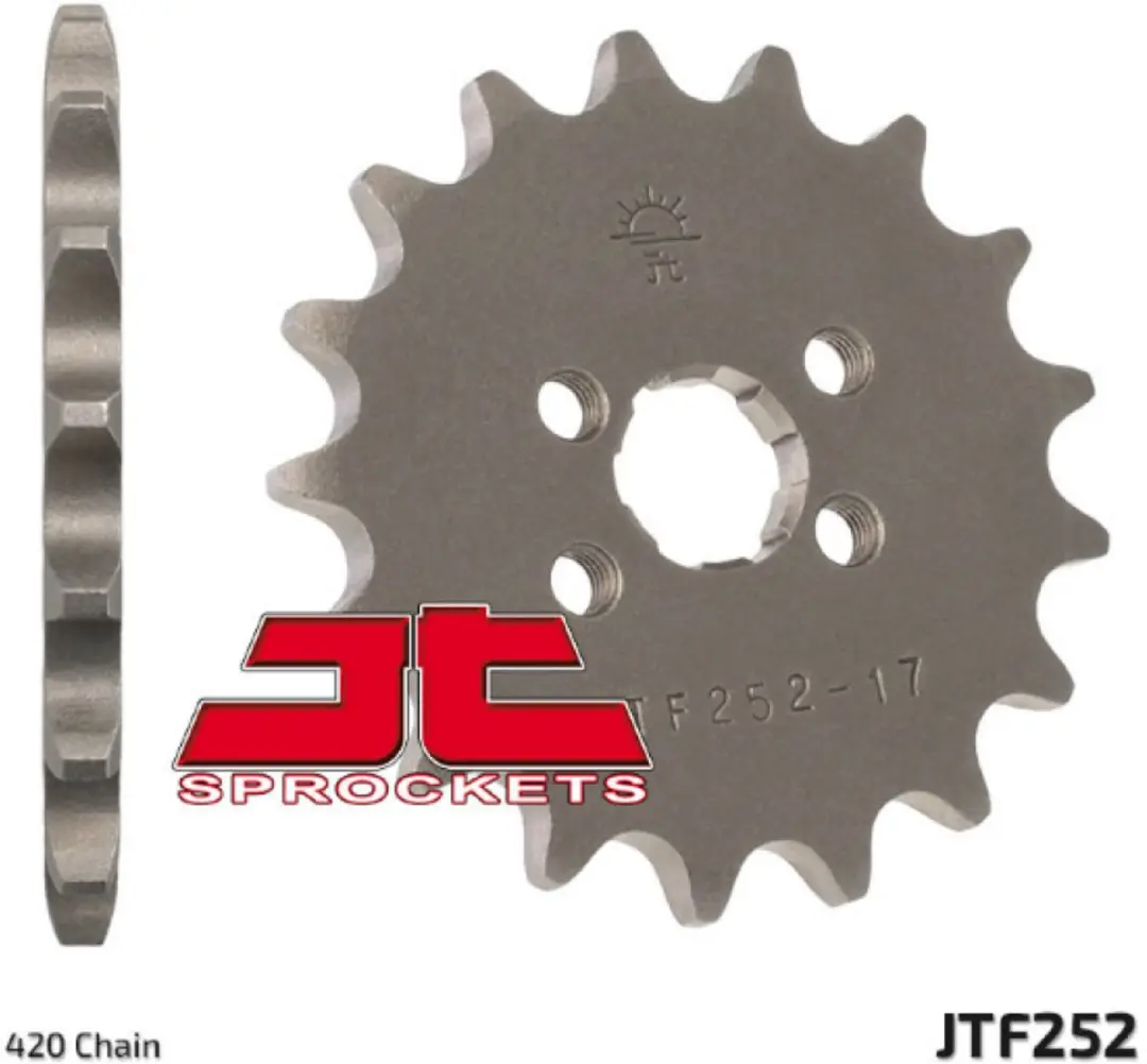 JT Sprockets JTF252.13 Kettingring 13 tanden 420 - Grijs - afbeelding 2 van 6