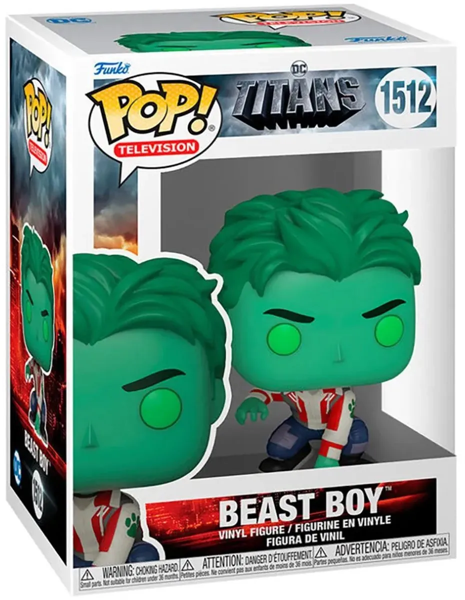 Funko Pop! Titans Season 1 Beast Boy 1512 - Multicolor - afbeelding 6 van 6