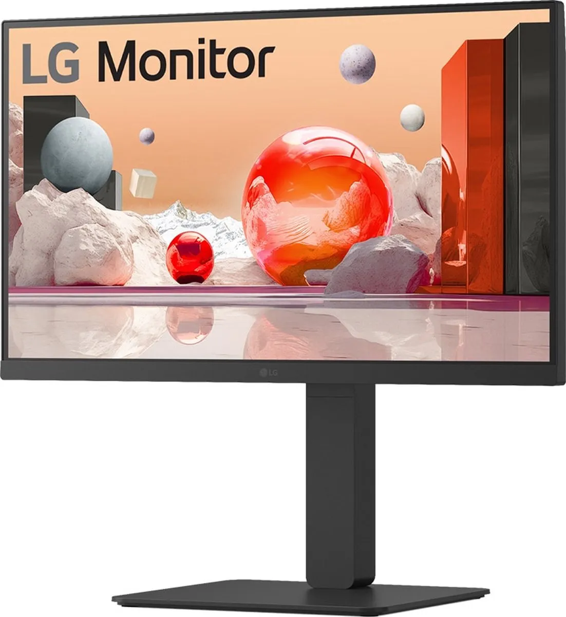 LG 24BA750-B Monitor 24 inch - USB-C 65W - Zwart