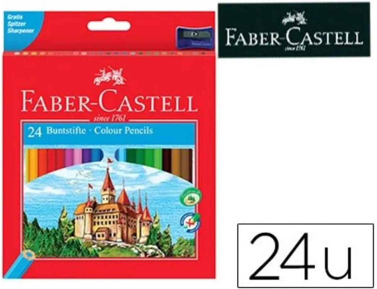 Faber-Castell Classic FC-120124 Kleurpotloden - 24 Stuks