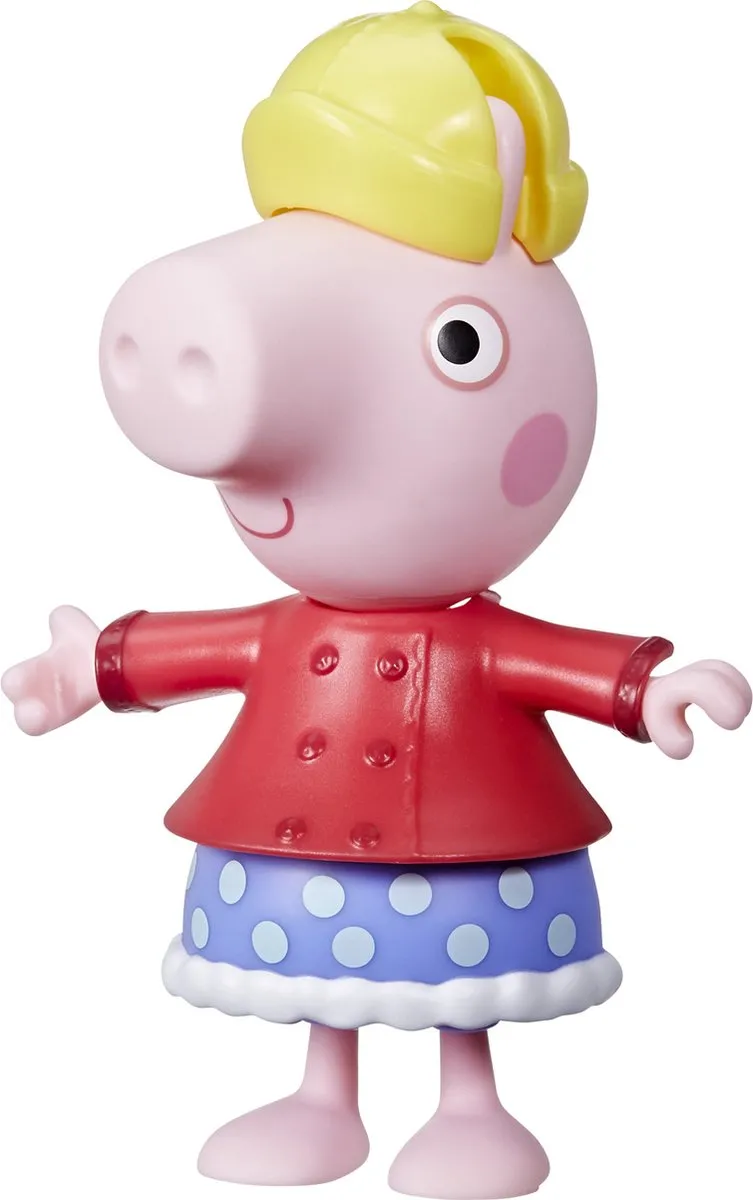 Hasbro Peppa Pig Aankleedpop 15cm - Rood/Geel