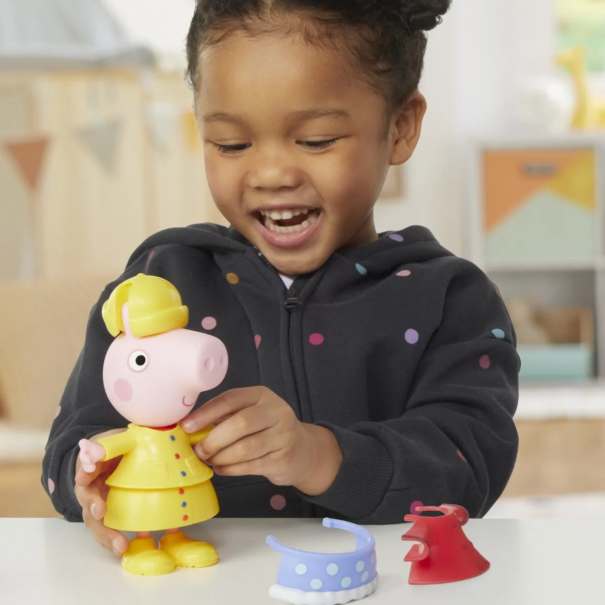 Hasbro Peppa Pig Aankleedpop 15cm - Rood/Geel