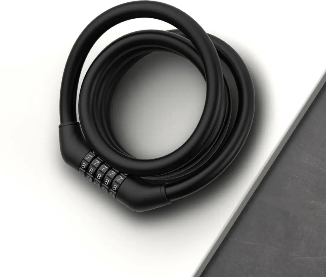 Xiaomi Cijfercombinatie Kabelslot - Flexibele staalkabel - Zwart - afbeelding 5 van 6
