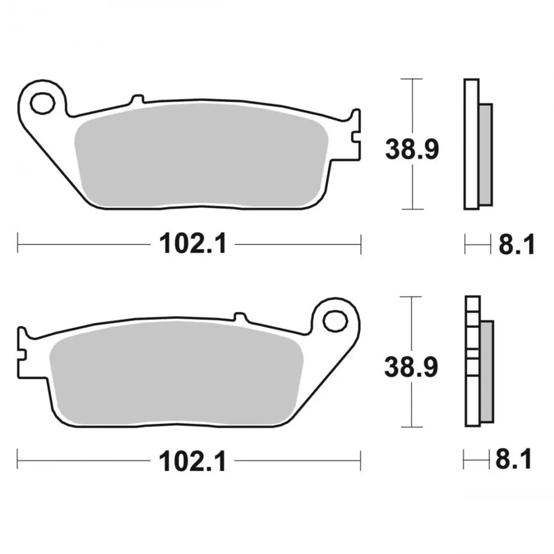 Brembo Plaquette de frein 07HO3005 - Blauw