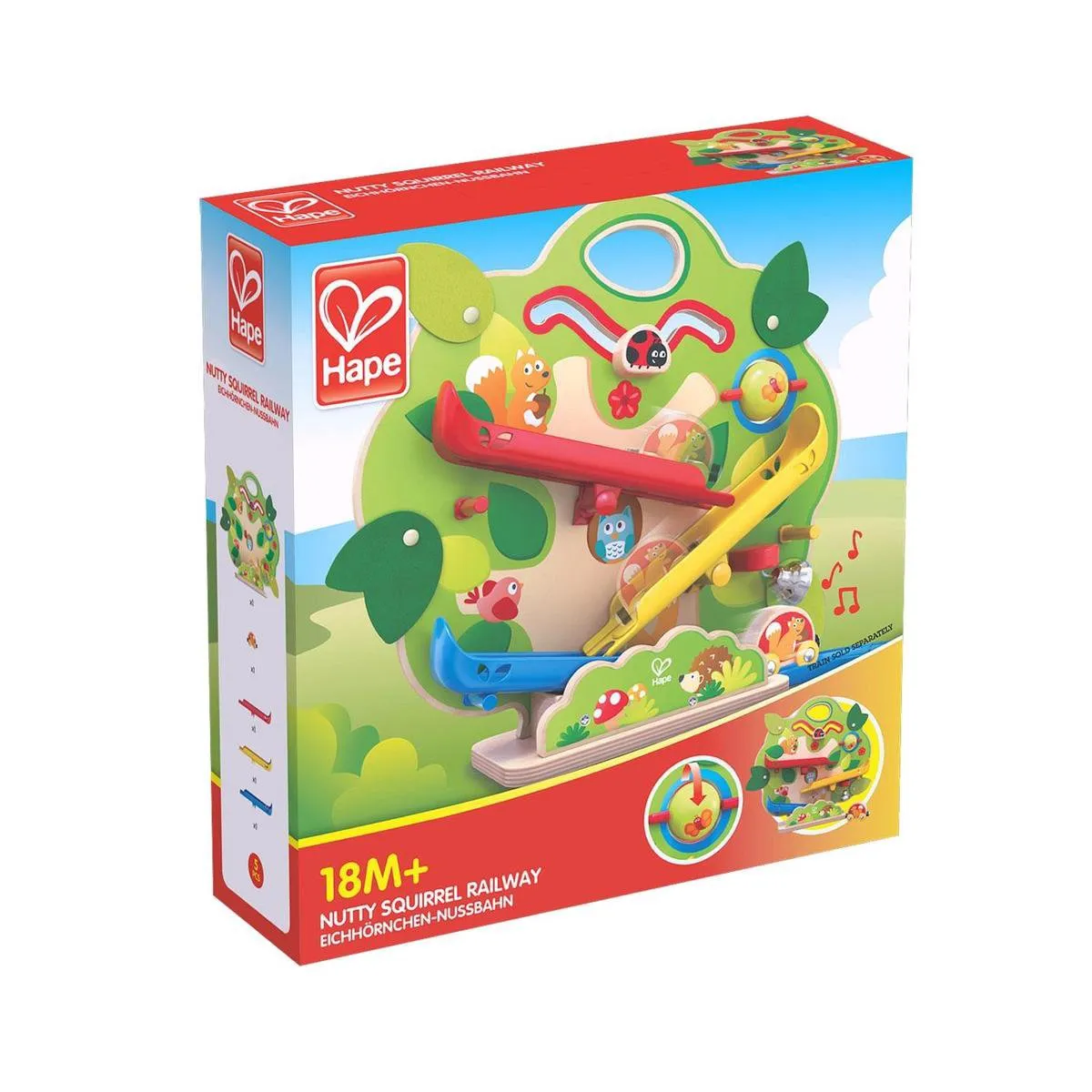Hape Maffe Eekhoorn Spoorweg E3821