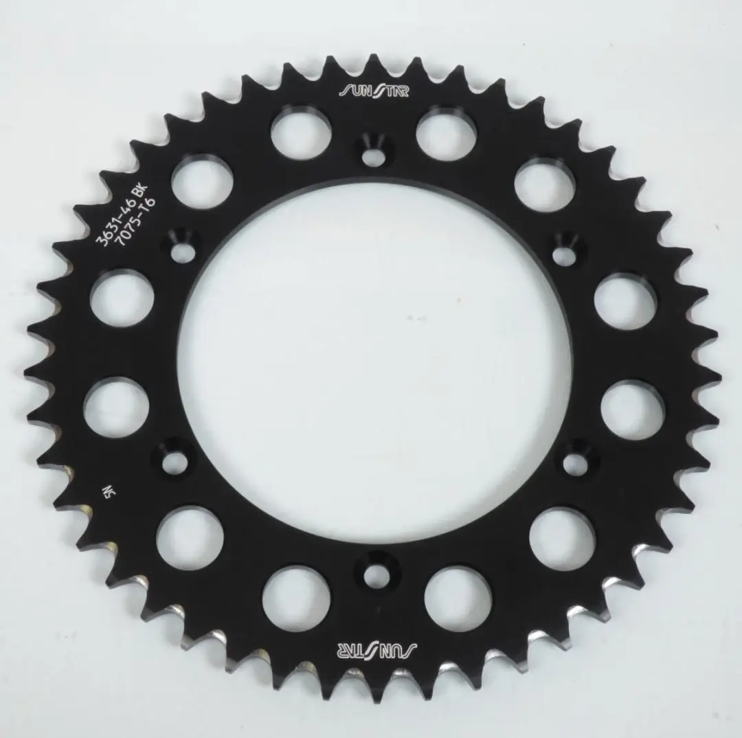 Couronne de transmission Sunstar pour Moto Husqvarna 300 WR 2009 à 2012 46 dent