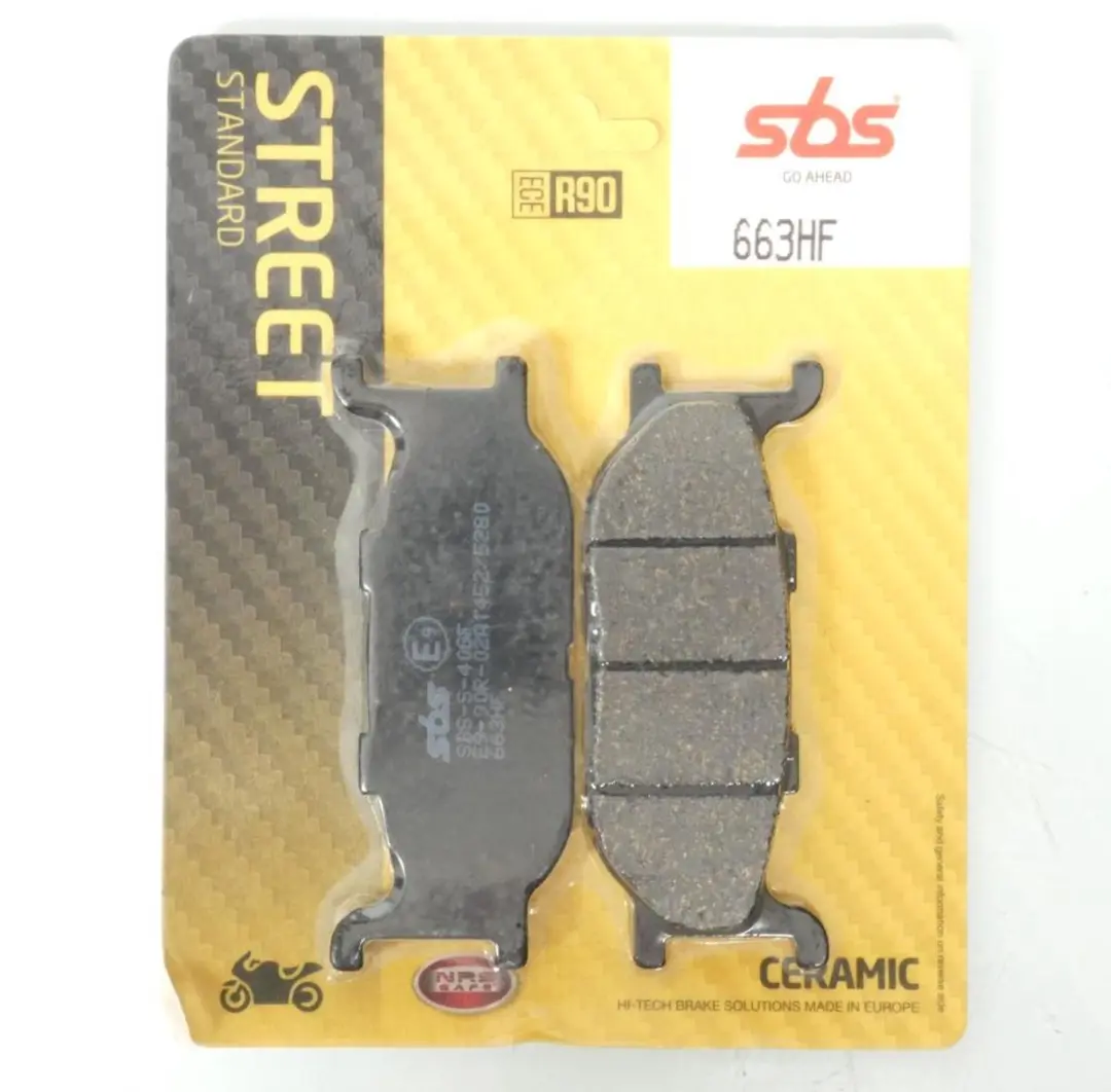 Plaquette de frein SBS pour Moto Yamaha 535 Xv Dx Virago 1995 à 2003 AV Neuf