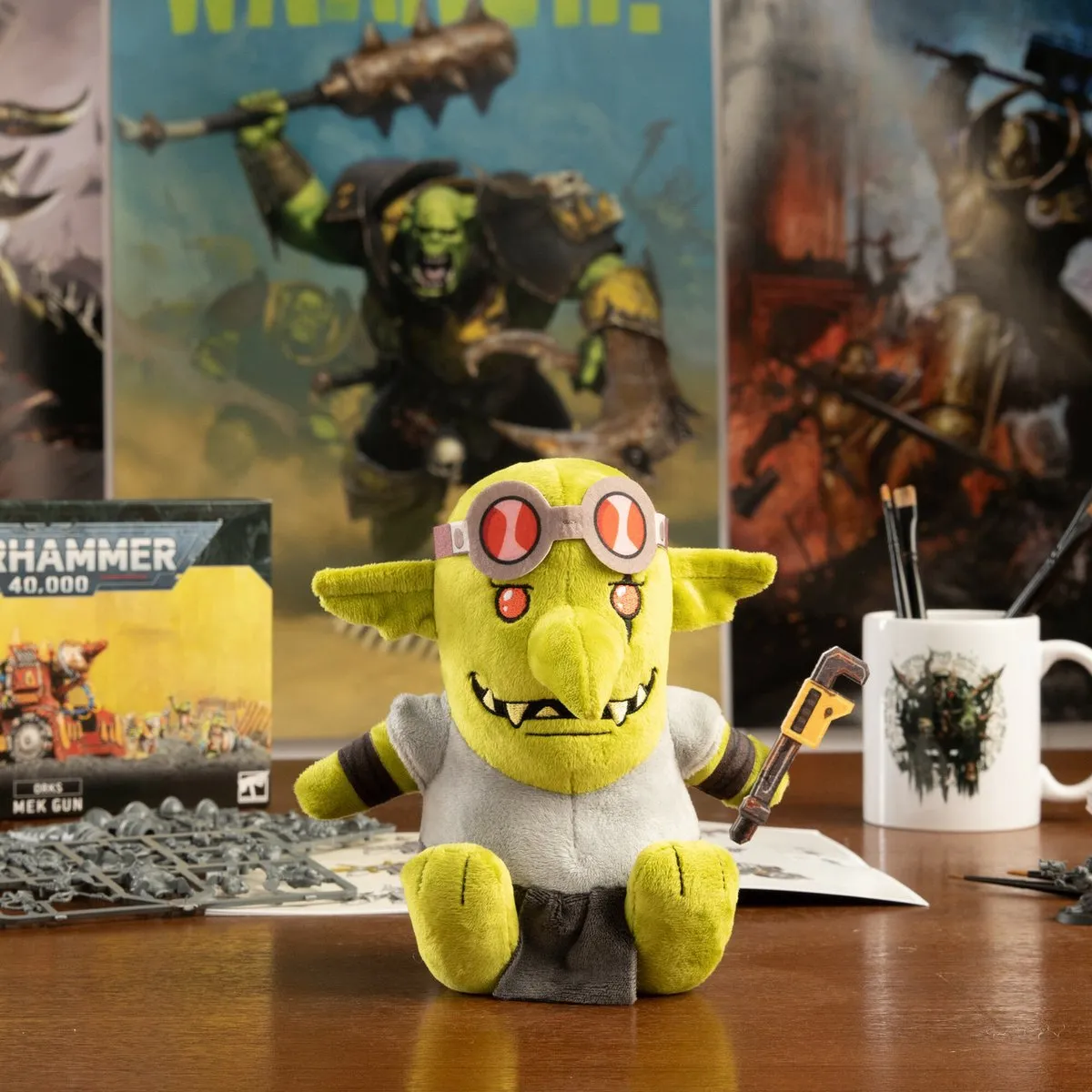 Tomy Warhammer Spanna Grot Knuffelfiguur 18cm - Multi