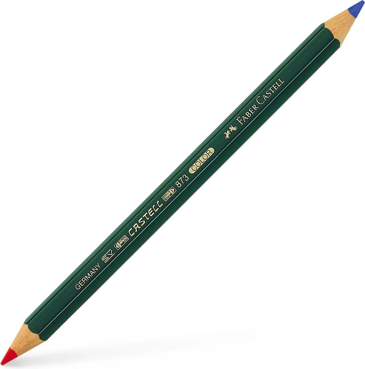 Faber-Castell 873 Kleurpotlood Rood/Blauw