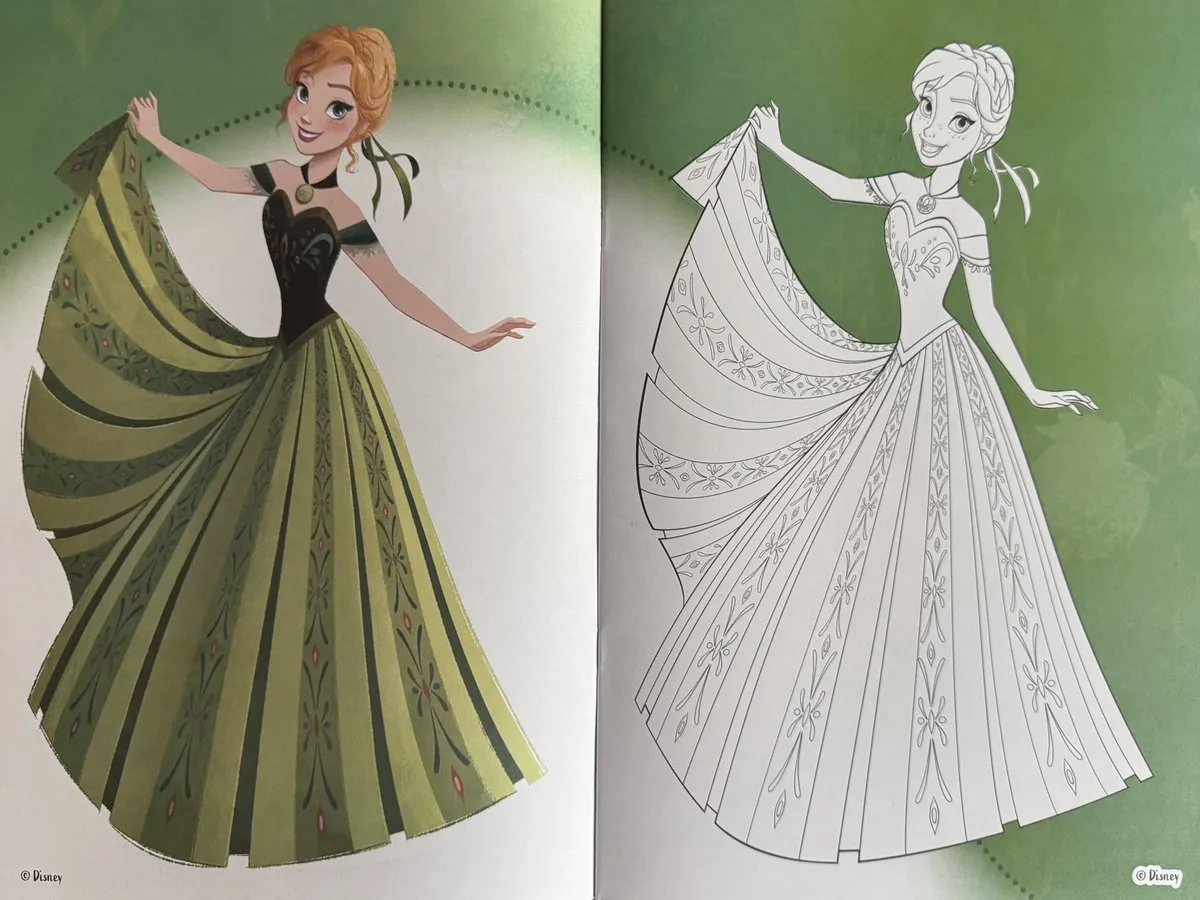 Disney Frozen II Kleurboek - 32 Pagina's - Multicolor