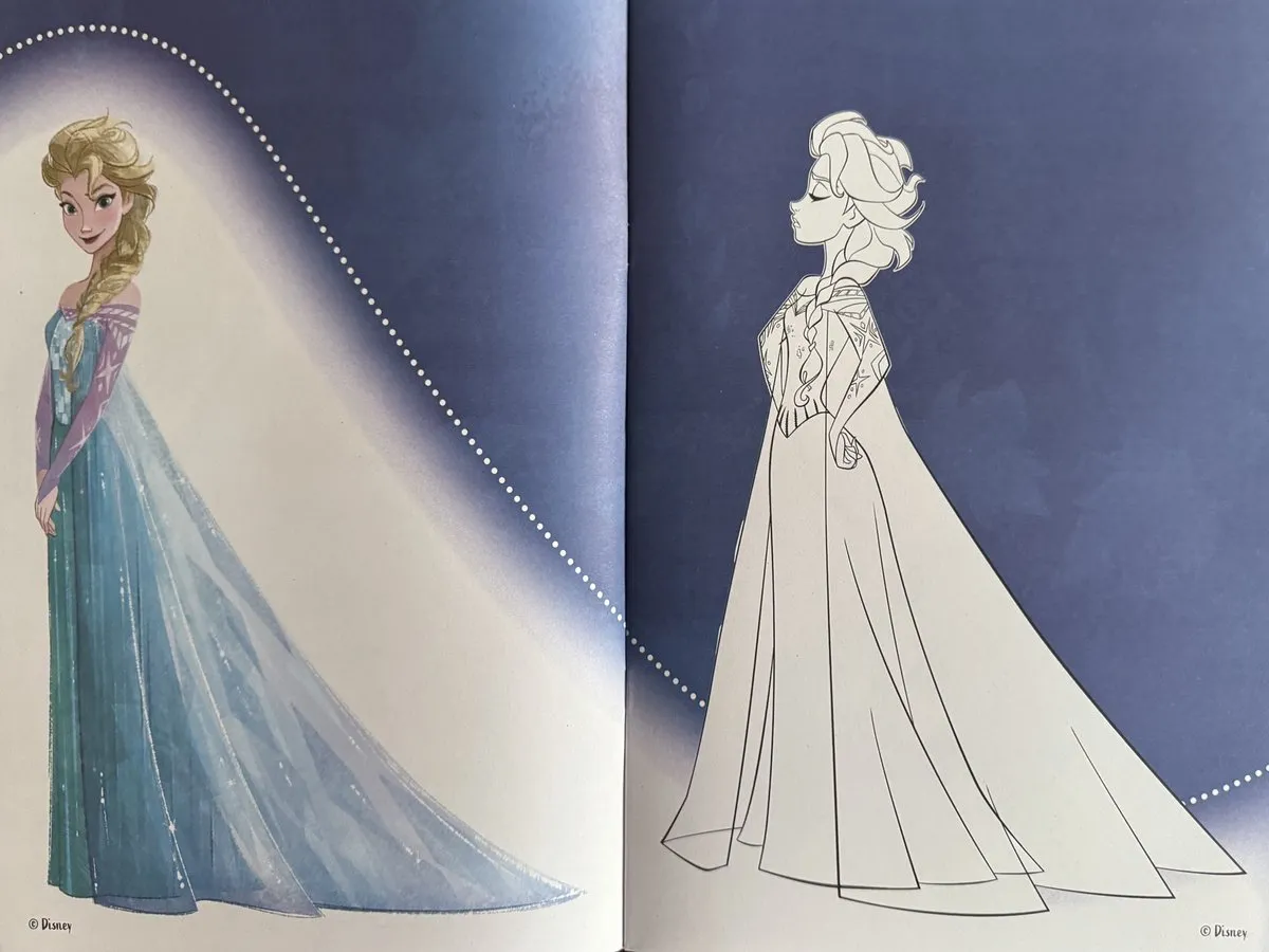 Disney Frozen II Kleurboek - 32 Pagina's - Multicolor