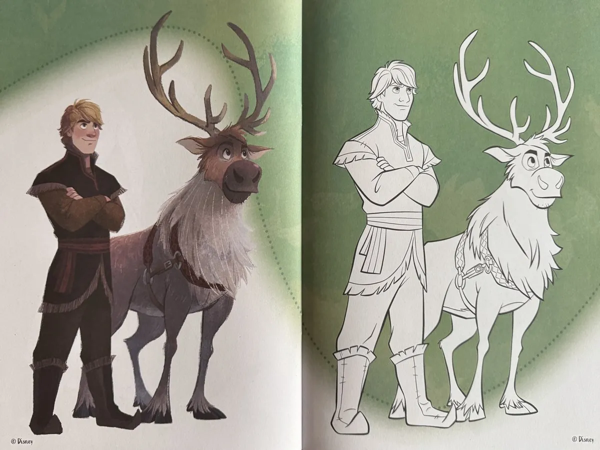 Disney Frozen II Kleurboek - 32 Pagina's - Multicolor