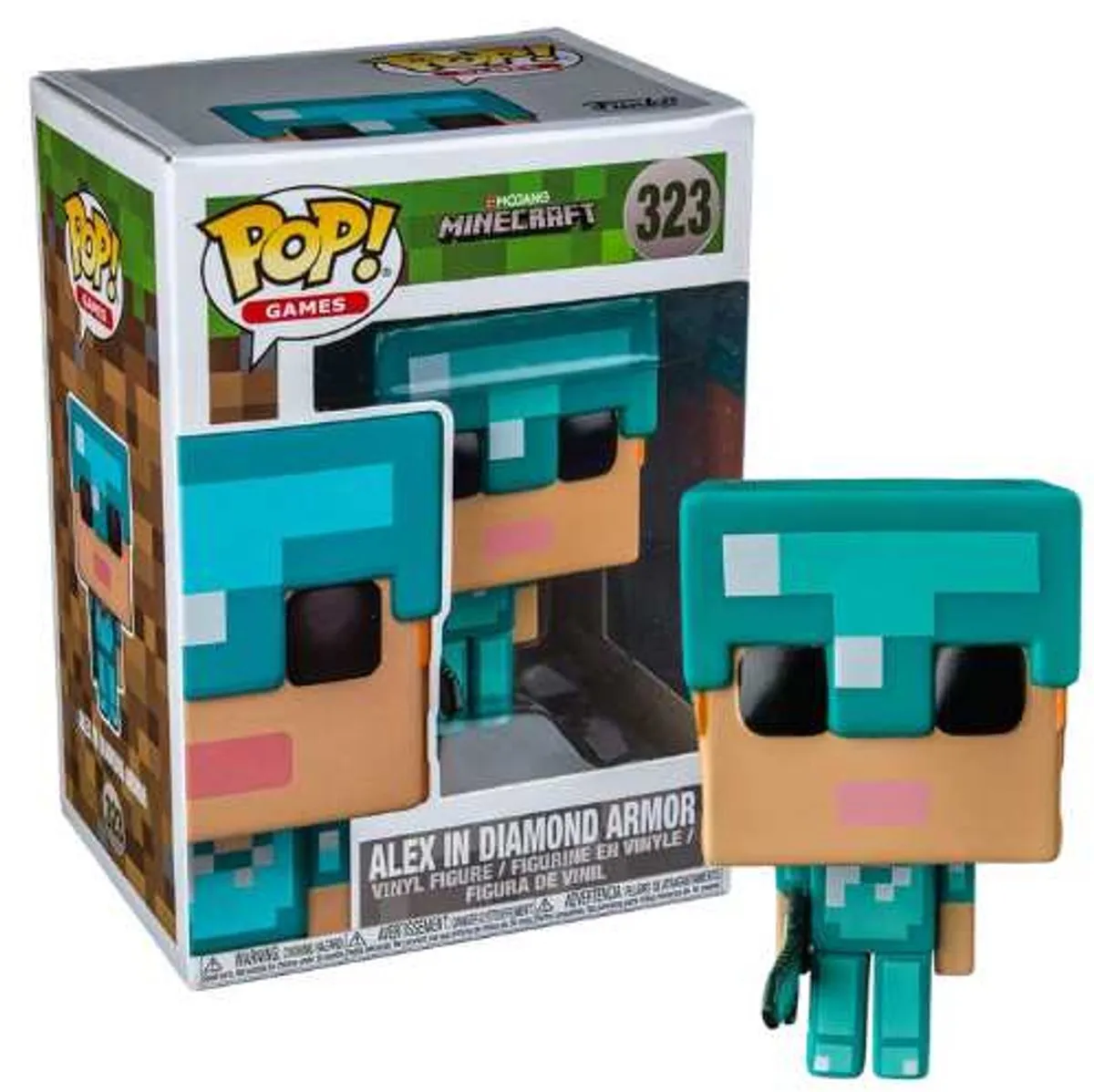 Funko Pop! Minecraft Alex In Diamond Armor #323 - afbeelding 2 van 2
