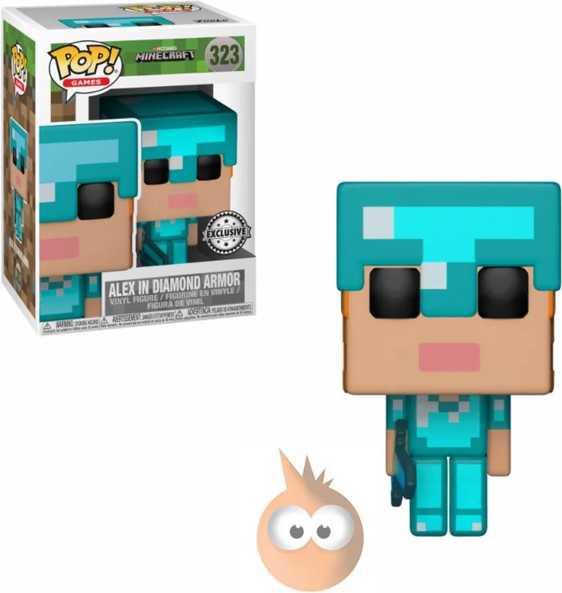 Funko Pop! Minecraft Alex In Diamond Armor #323