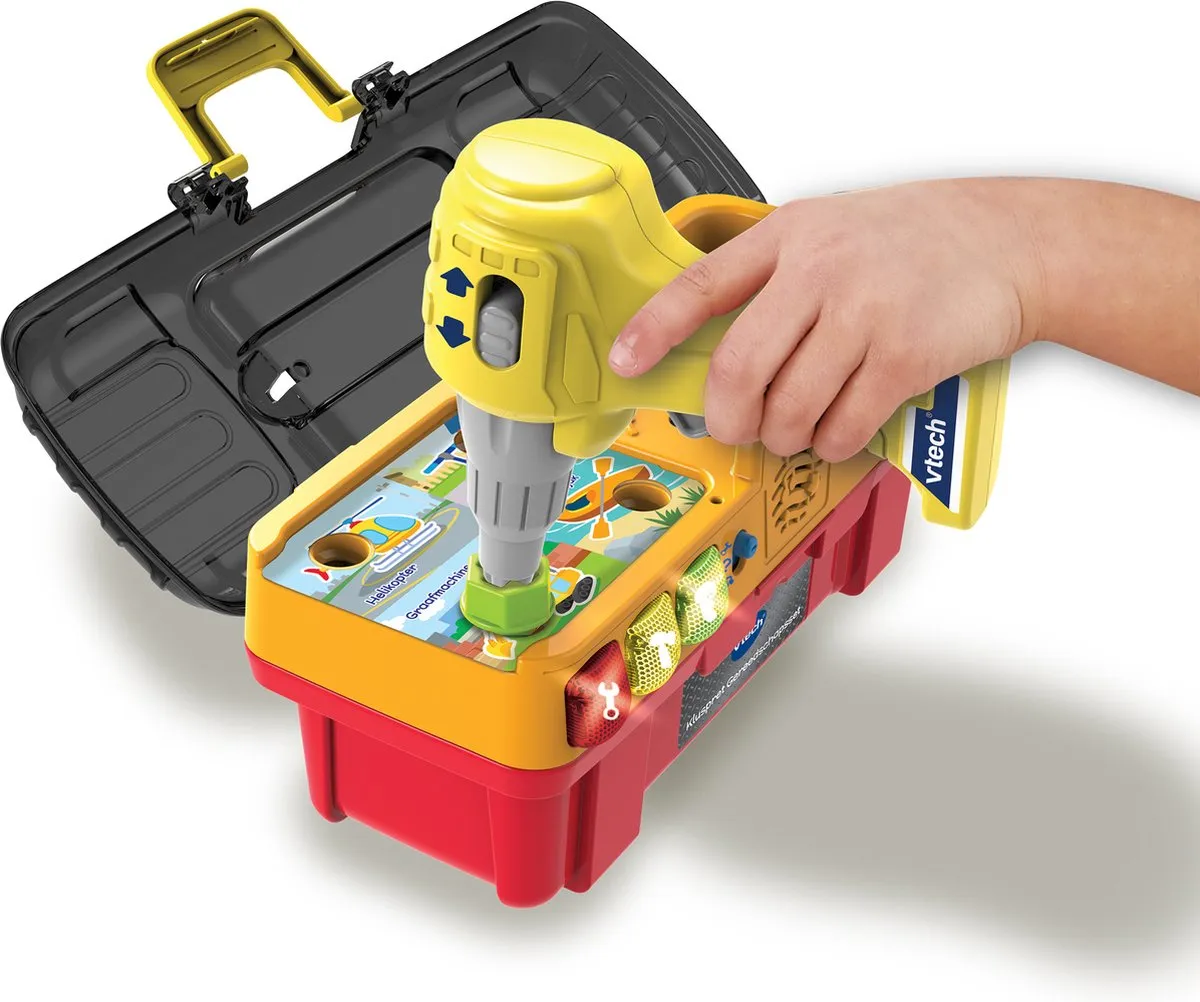 VTech Kluspret Gereedschapsset 9-delig - Educatief speelgoed Multicolor