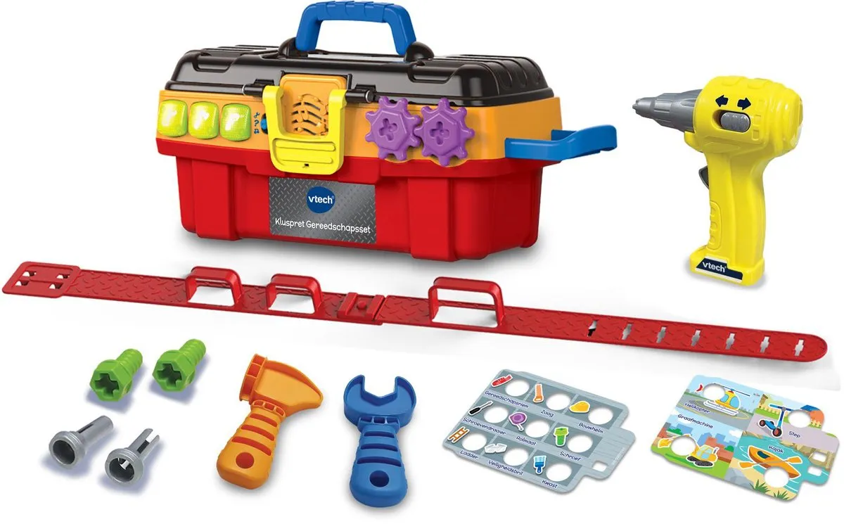 VTech Kluspret Gereedschapsset 9-delig