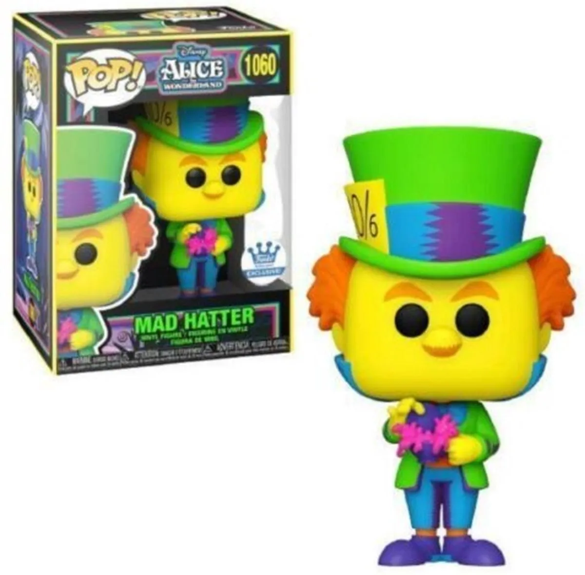Funko Pop! Disney Alice in Wonderland Mad Hatter #1060 - Neon