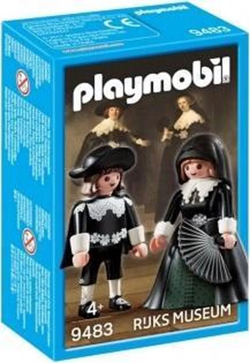 Playmobil 9483 Rembrandt Marten & Oopjen - Zwart