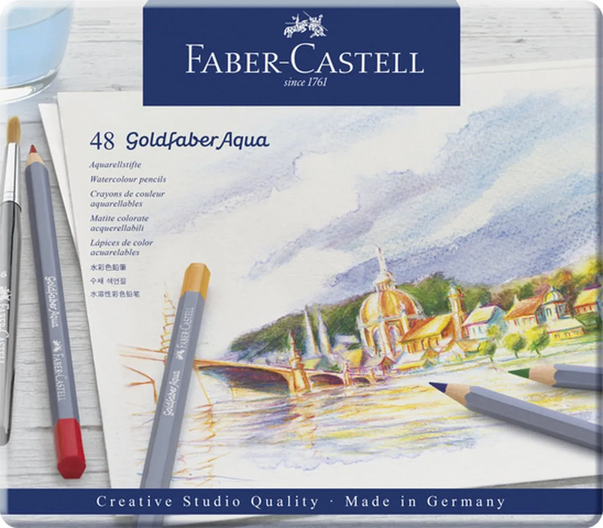 Faber-Castell Goldfaber Aquarelpotloden 48 Stuks - FC-114648