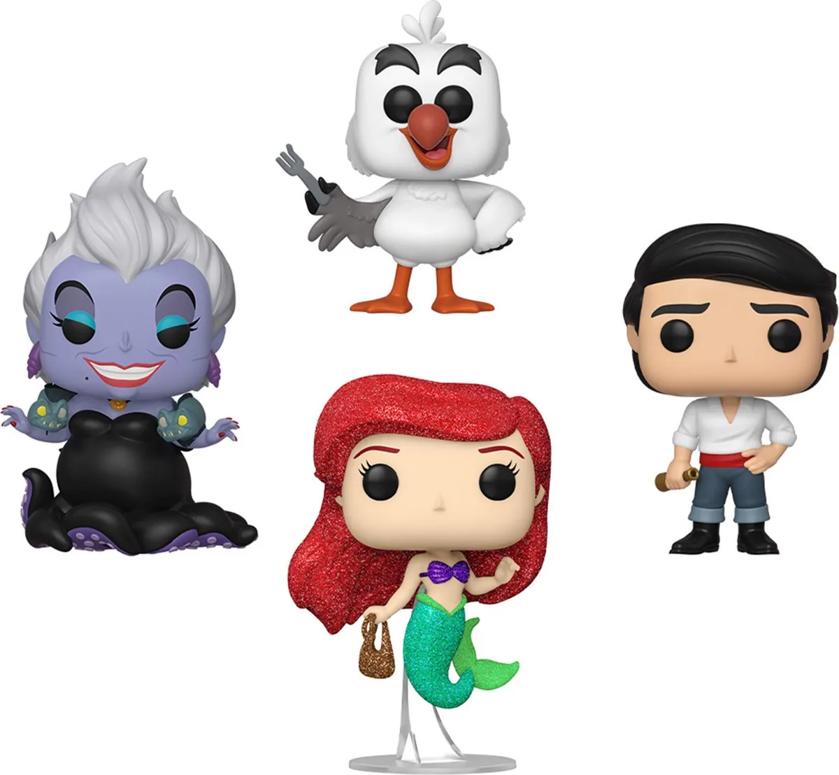 Funko Pop! Little Mermaid 69110 - 4 Stuks Meerkleurig - afbeelding 4 van 4