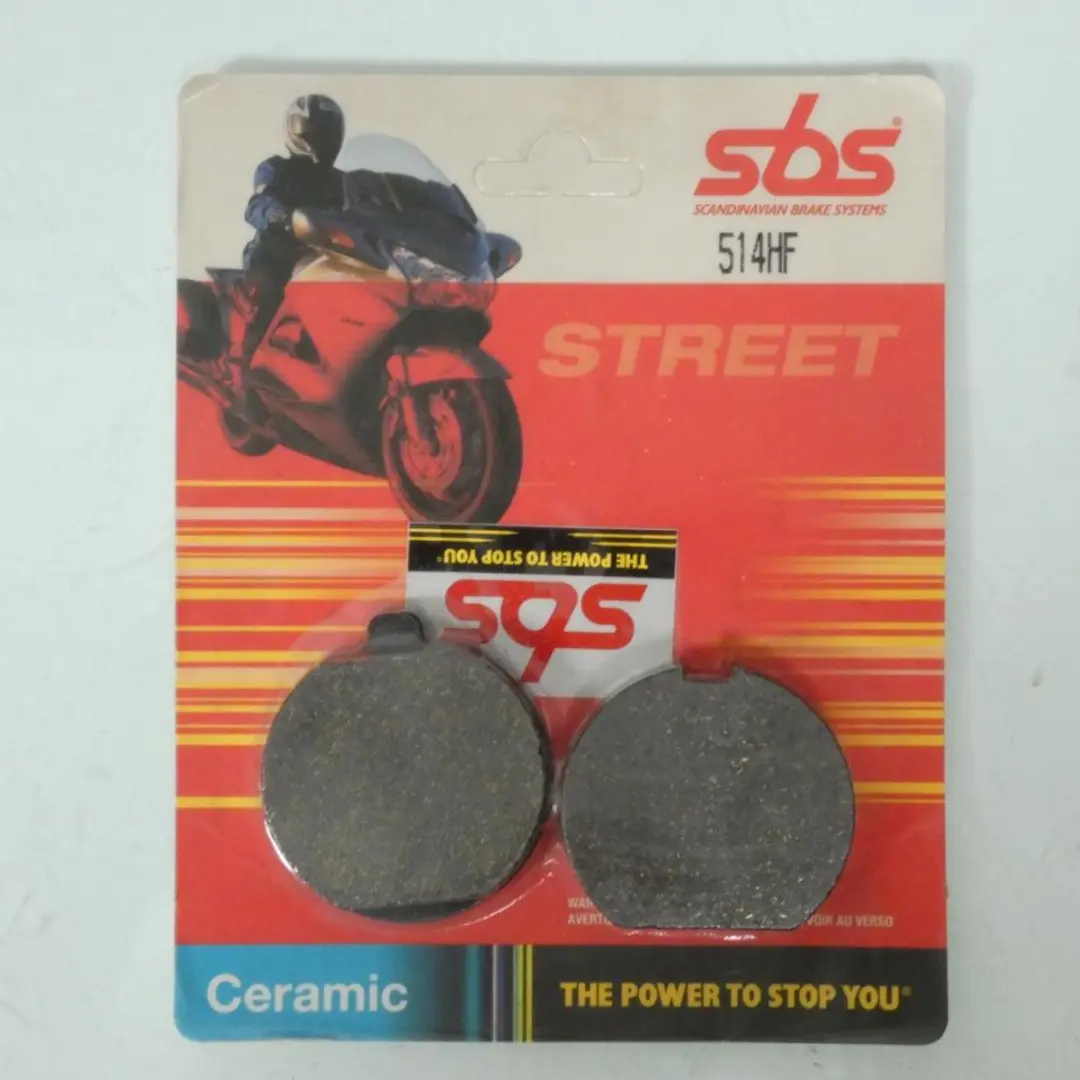 SBS Remblokken Kawasaki 900 KZ 1976 - 514HF - Zwart