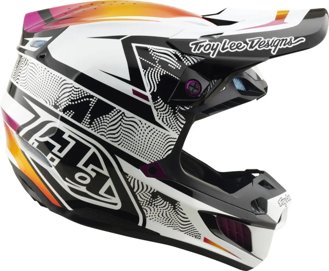 Troy Lee Designs SE5 Composite MIPS Motocrosshelm - XL - Zwart/Wit