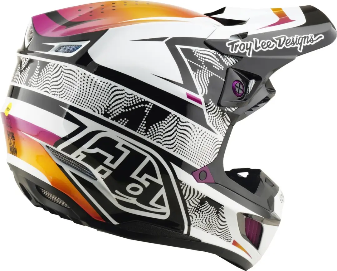 Troy Lee Designs SE5 Composite MIPS Motocrosshelm - XL - Zwart/Wit