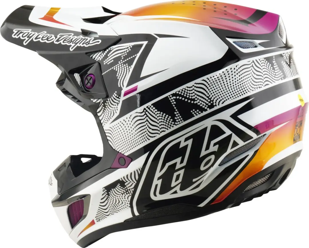 Troy Lee Designs SE5 Composite MIPS Motocrosshelm - XL - Zwart/Wit