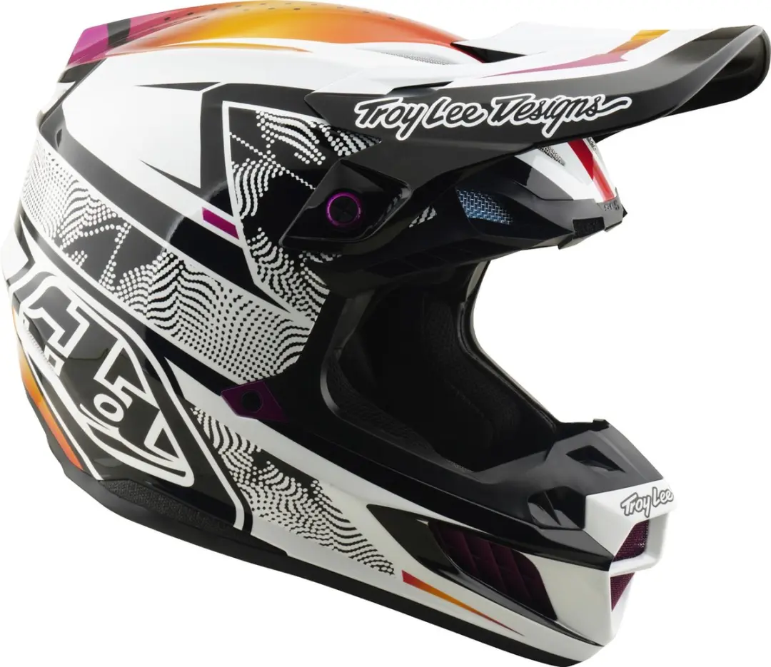 Troy Lee Designs SE5 Composite MIPS Motocrosshelm - XL - Zwart/Wit