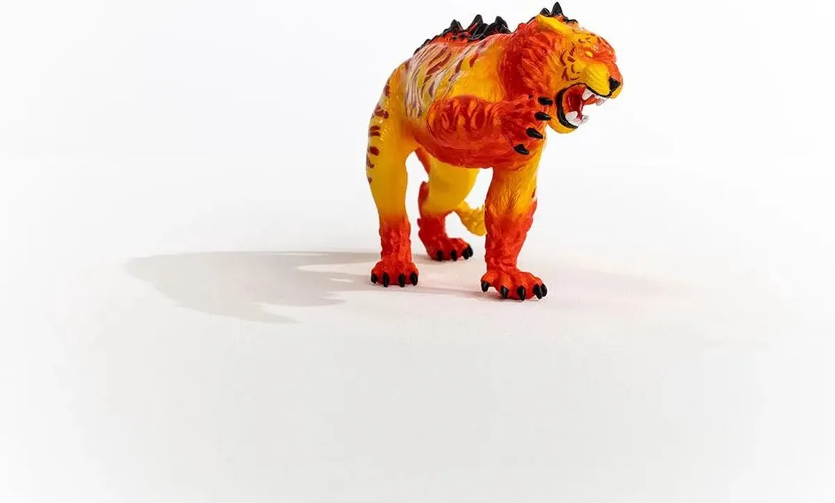 Schleich Eldrador Creatures Lavatijger Speelfiguur 70148 - Oranje