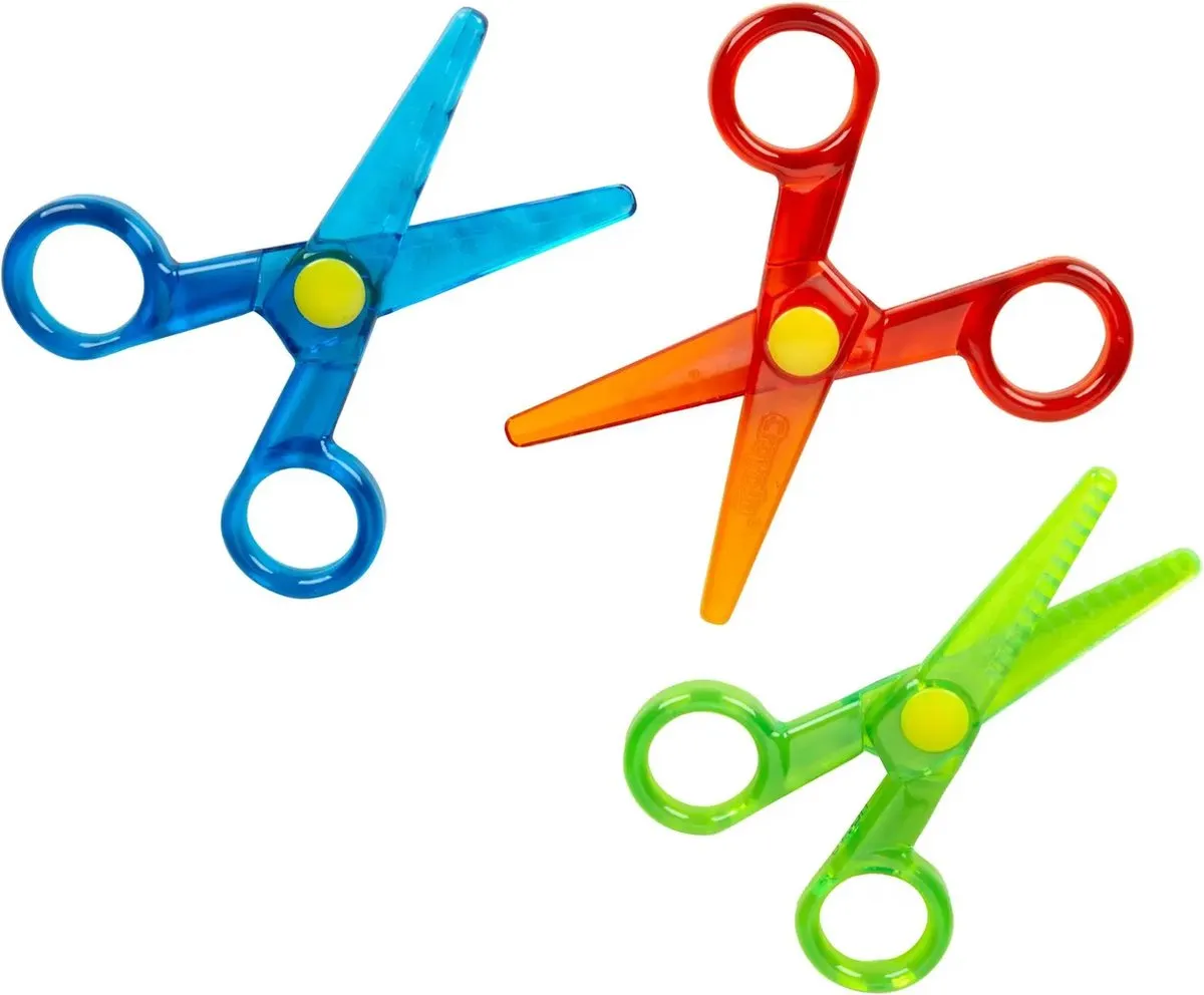 Crayola Mini Kids Veilige Kinderschaar - 3 Stuks - Veelkleurig