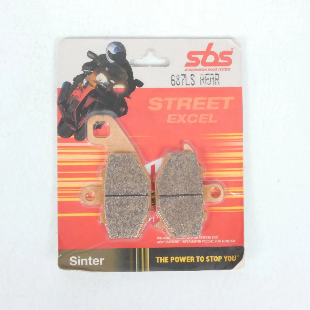 Plaquette de frein SBS pour Moto Kawasaki 600 Zzr Zx 1993 à 2006 AR Neuf