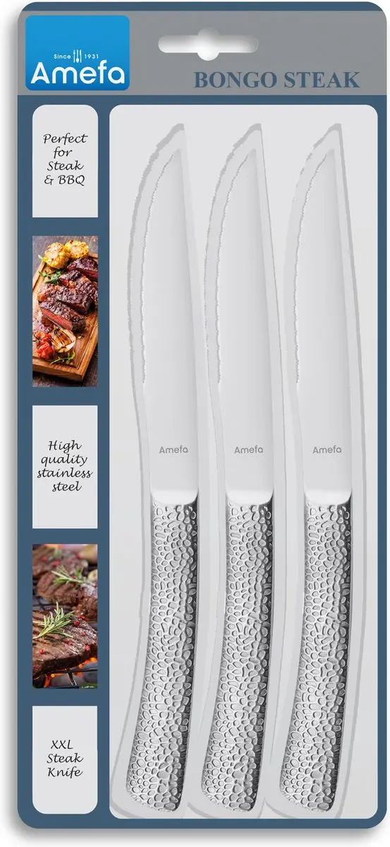 Amefa Bongo 3 Steakmessen XL