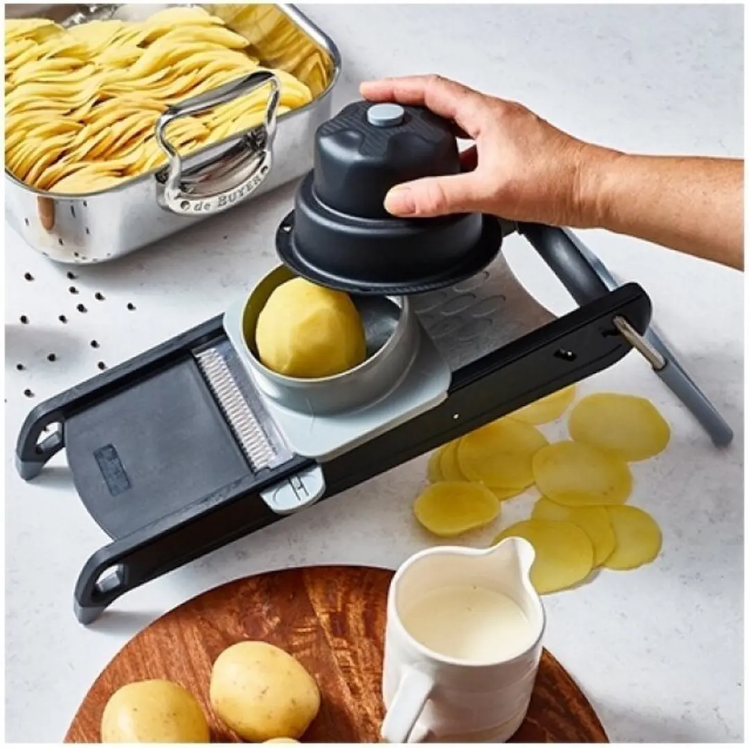 DeBuyer Swing Mandoline 2015.00 - Zwart - 2 Stuks