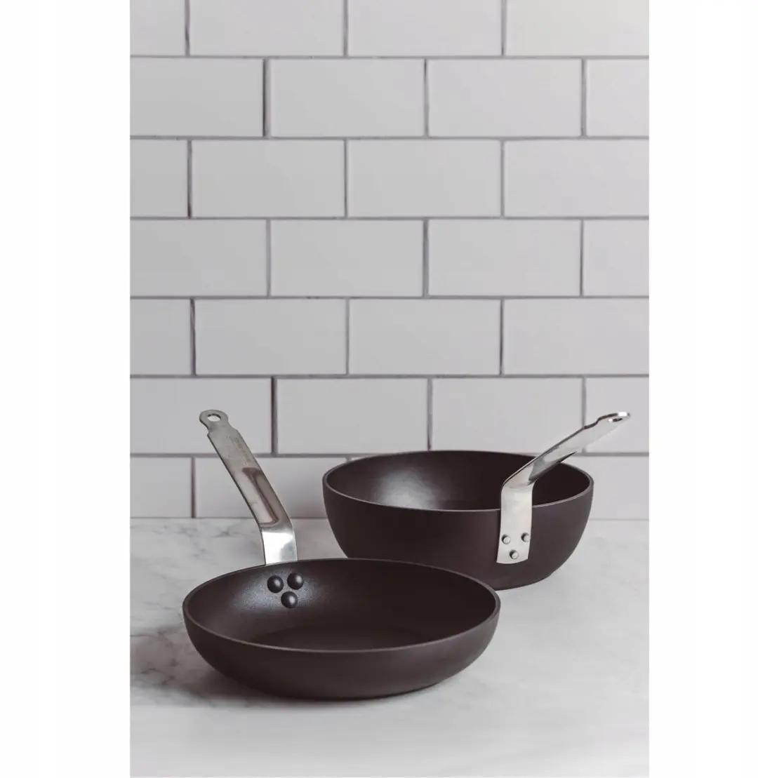 DeBuyer Choc Intense Wok/Pan Ø24cm - Zwart - afbeelding 4 van 5