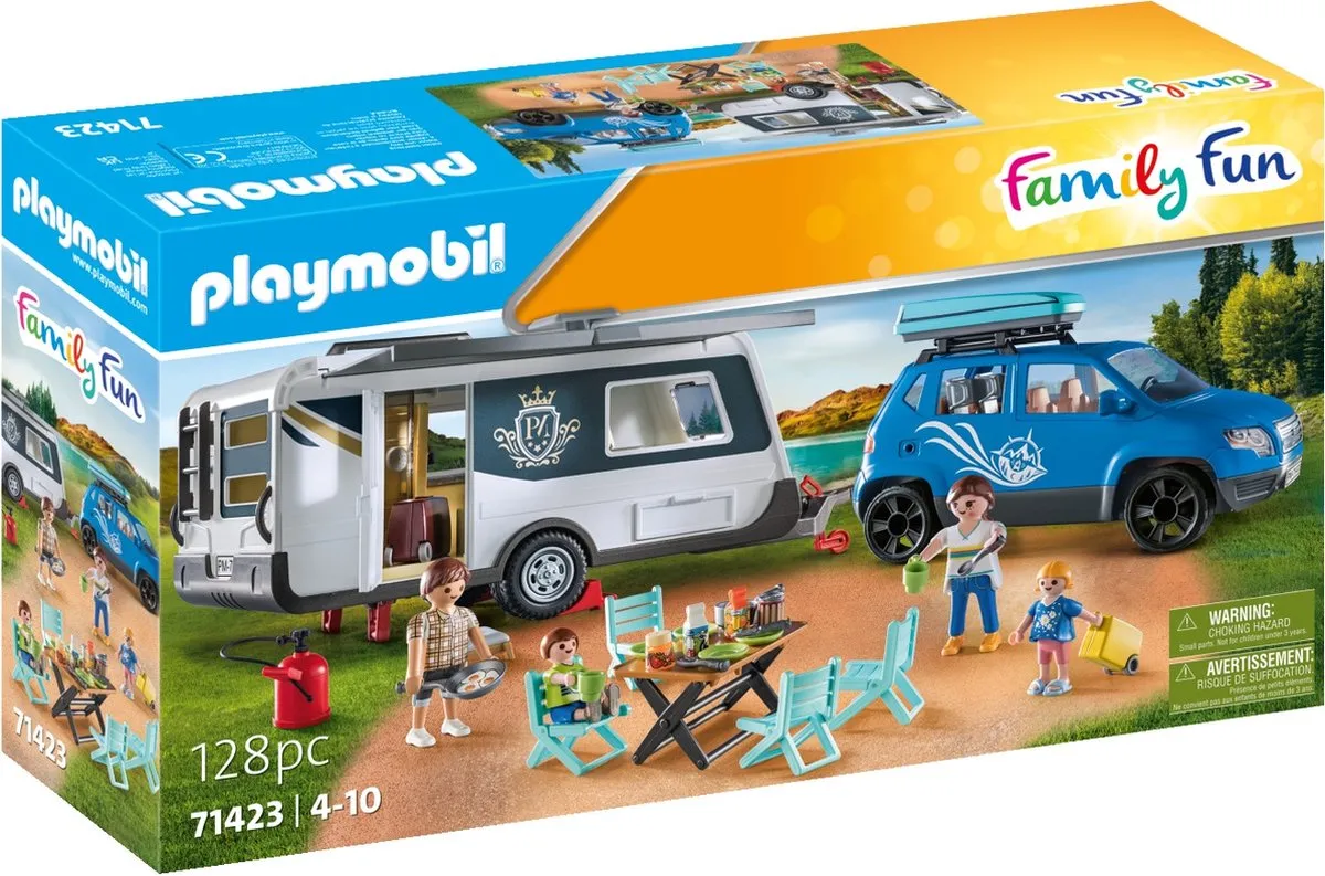 Playmobil Family Fun Caravan met auto 71423