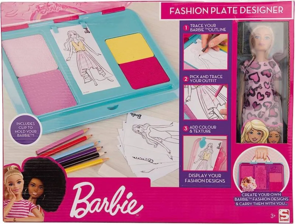 Barbie Fashion Plate Designer