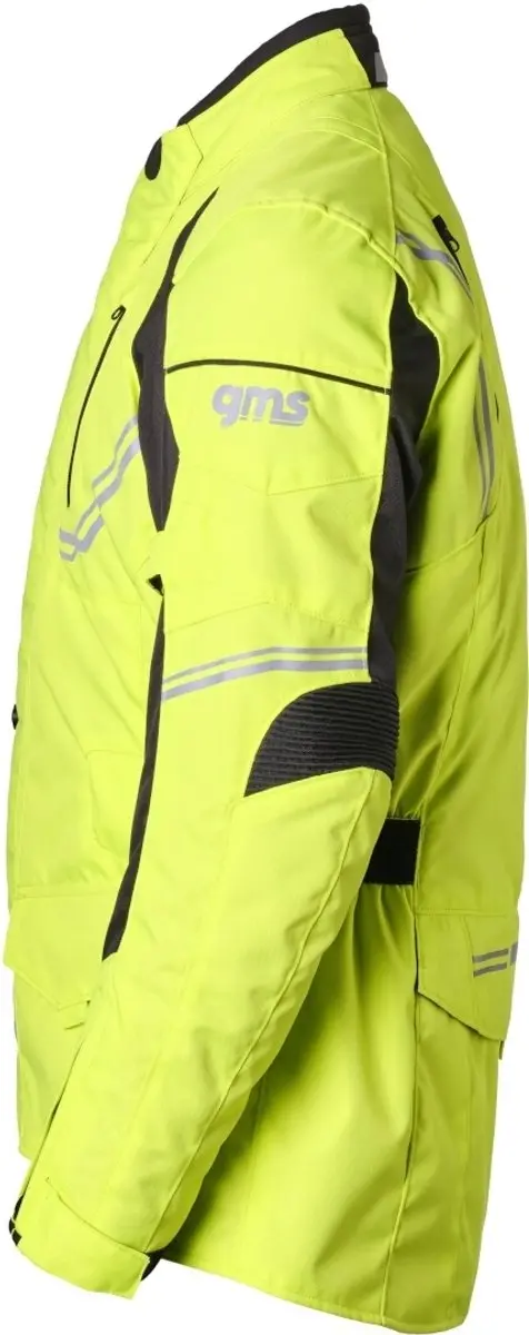 Gms Taylor Neon Textiele Motorjas - S - Fluoriserend geel