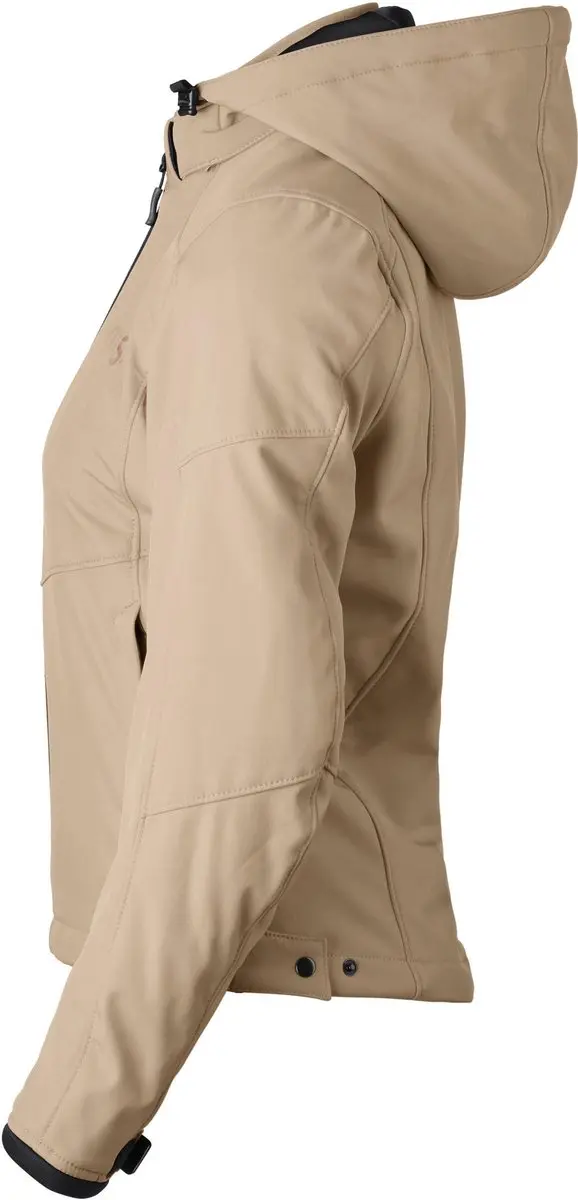 Gms Falcon Neo Softshell Dames Motorjas - Beige XS - afbeelding 6 van 6