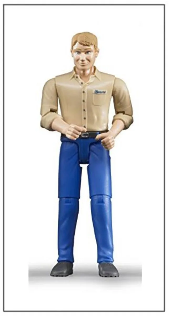 Bruder Man Blauw Beige