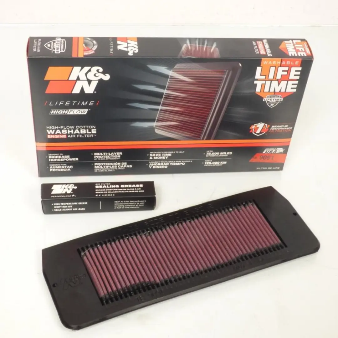 K&N Luchtfilter Daytona 750 1991-1998 TB-9091 - Rood/Zwart