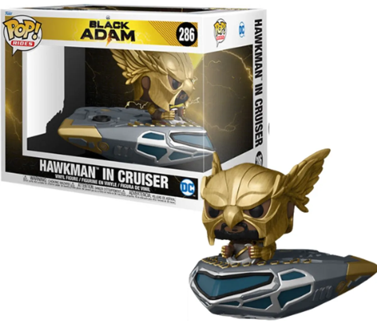 Funko DC Comics POP! Rides Hawkman Cruiser Verzamelfiguur - 15cm - Multicolours
