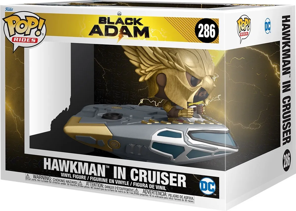 Funko DC Comics POP! Rides Hawkman Cruiser Verzamelfiguur - 15cm - Multicolours