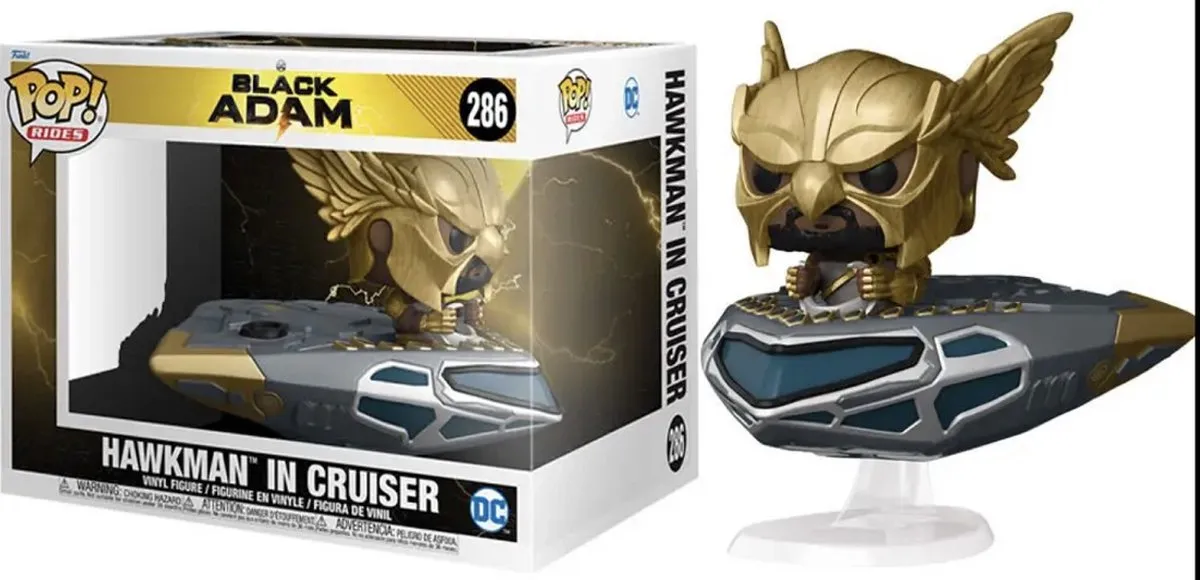 Funko DC Comics POP! Rides Hawkman Cruiser Verzamelfiguur - 15cm - Multicolours