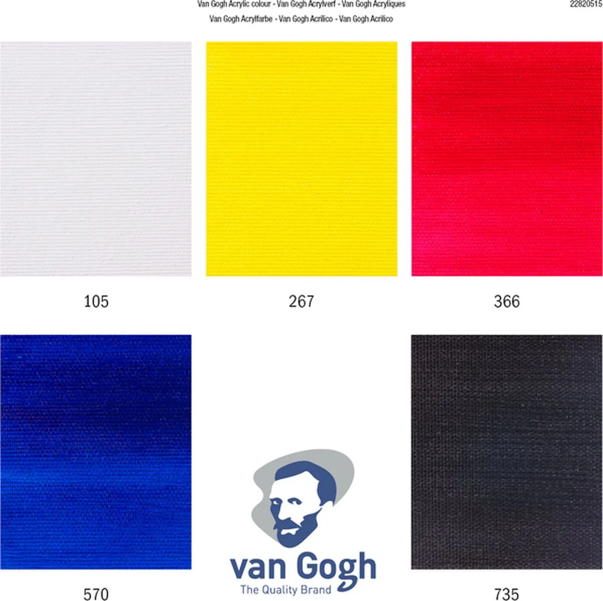 BRUYNZEEL Van Gogh Acrylverf Primaire Mengset - 200ml
