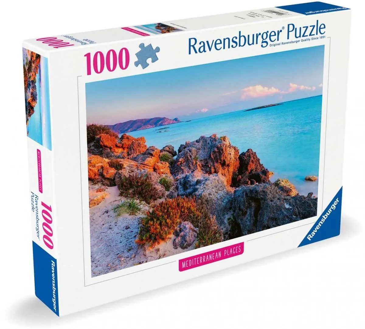 Ravensburger Mediterrean Places Greece Puzzle 1000 Stuks - Multicolor