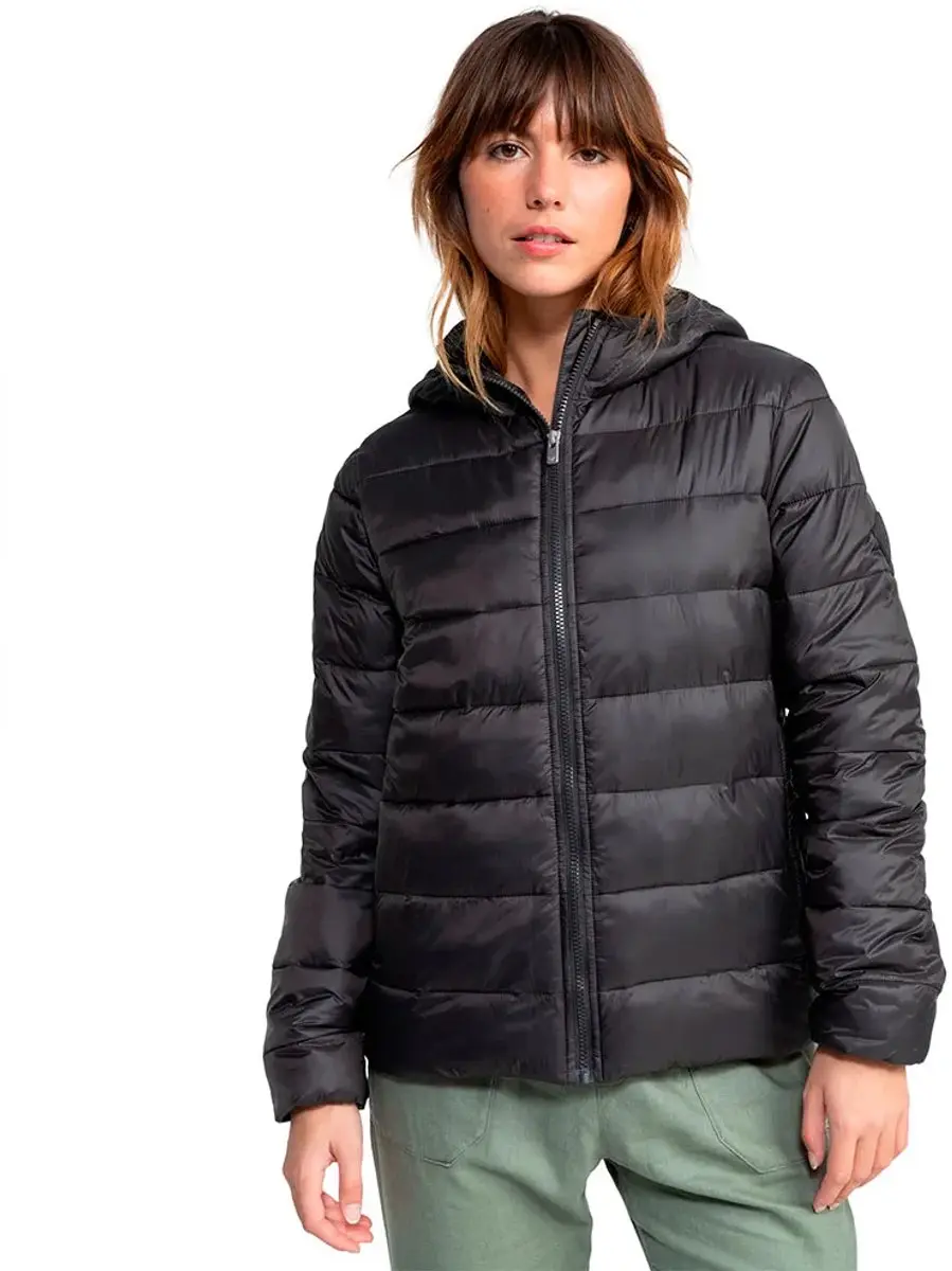 2026 Roxy Dames Wind Bliss Hooded Lichtgewicht Packable Gewatteerd Jas