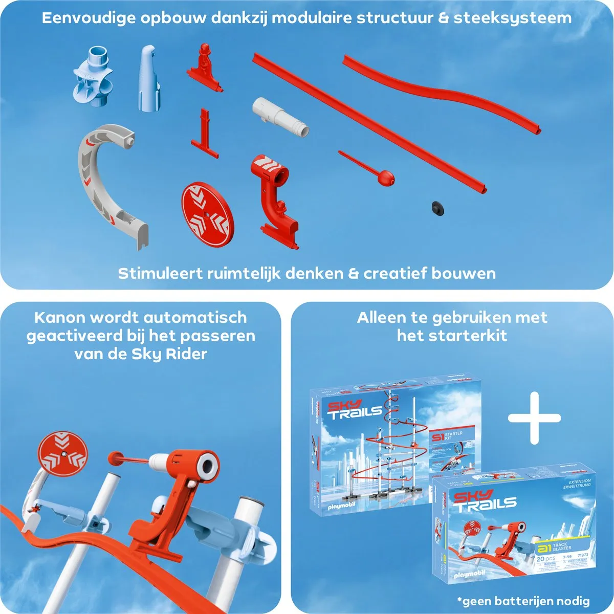 Playmobil Sky Trails Track Blaster 71973 Constructiespeelgoed - Multi