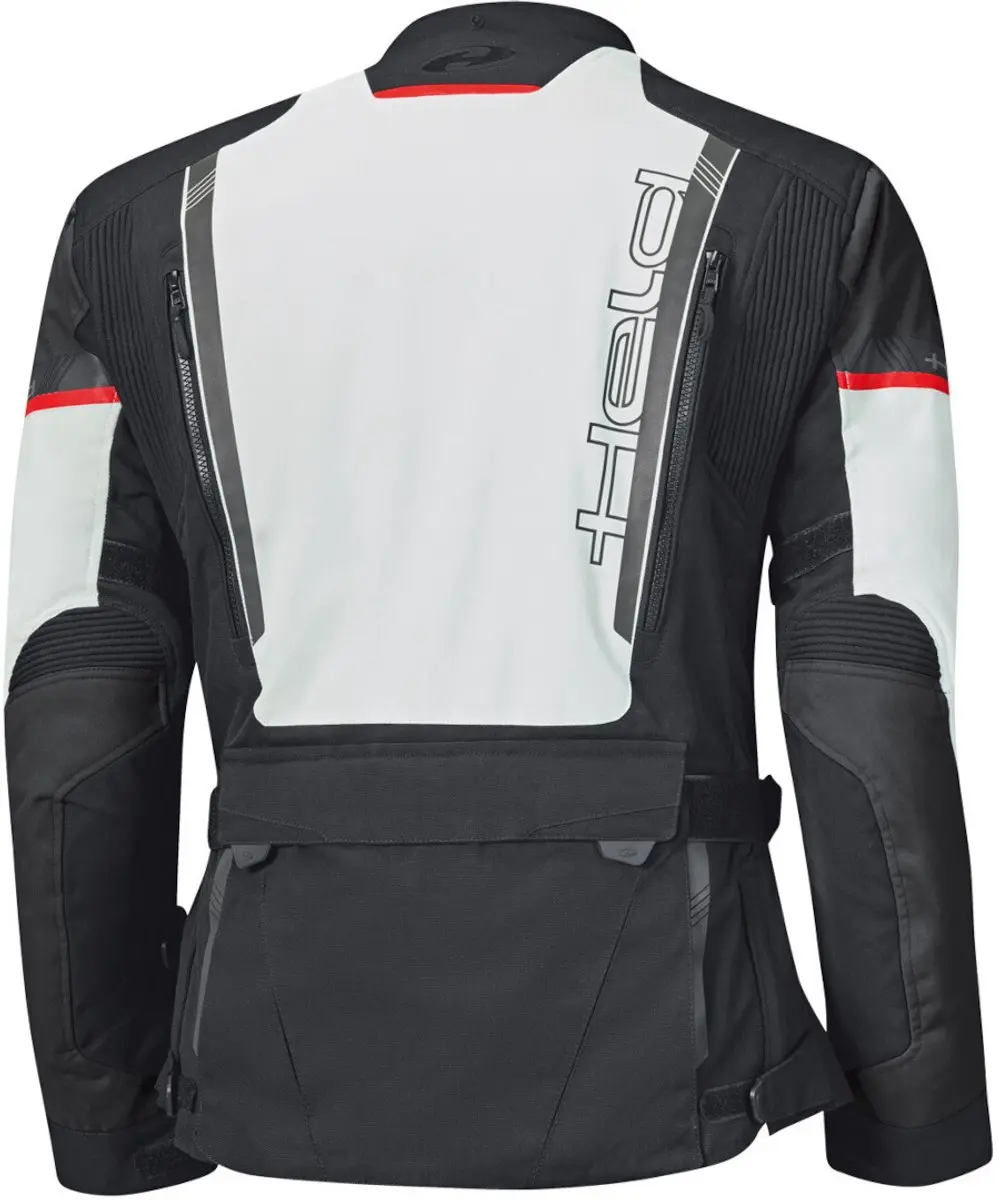 Held Tridale Top Motorjas - Lichtgrijs/Zwart/Rood